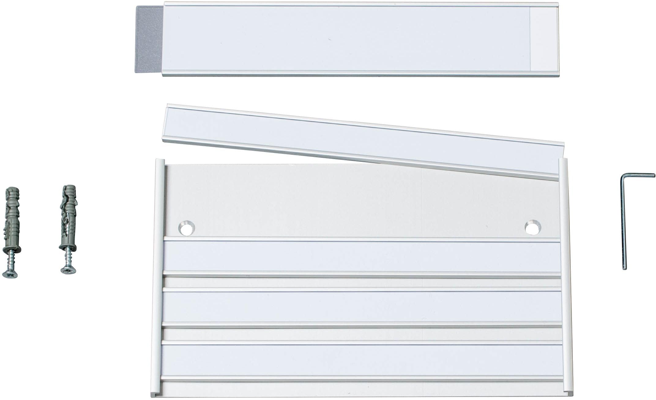 Ultradex Türschild Serie silver BxH 180x108mm Aluminium eloxiert