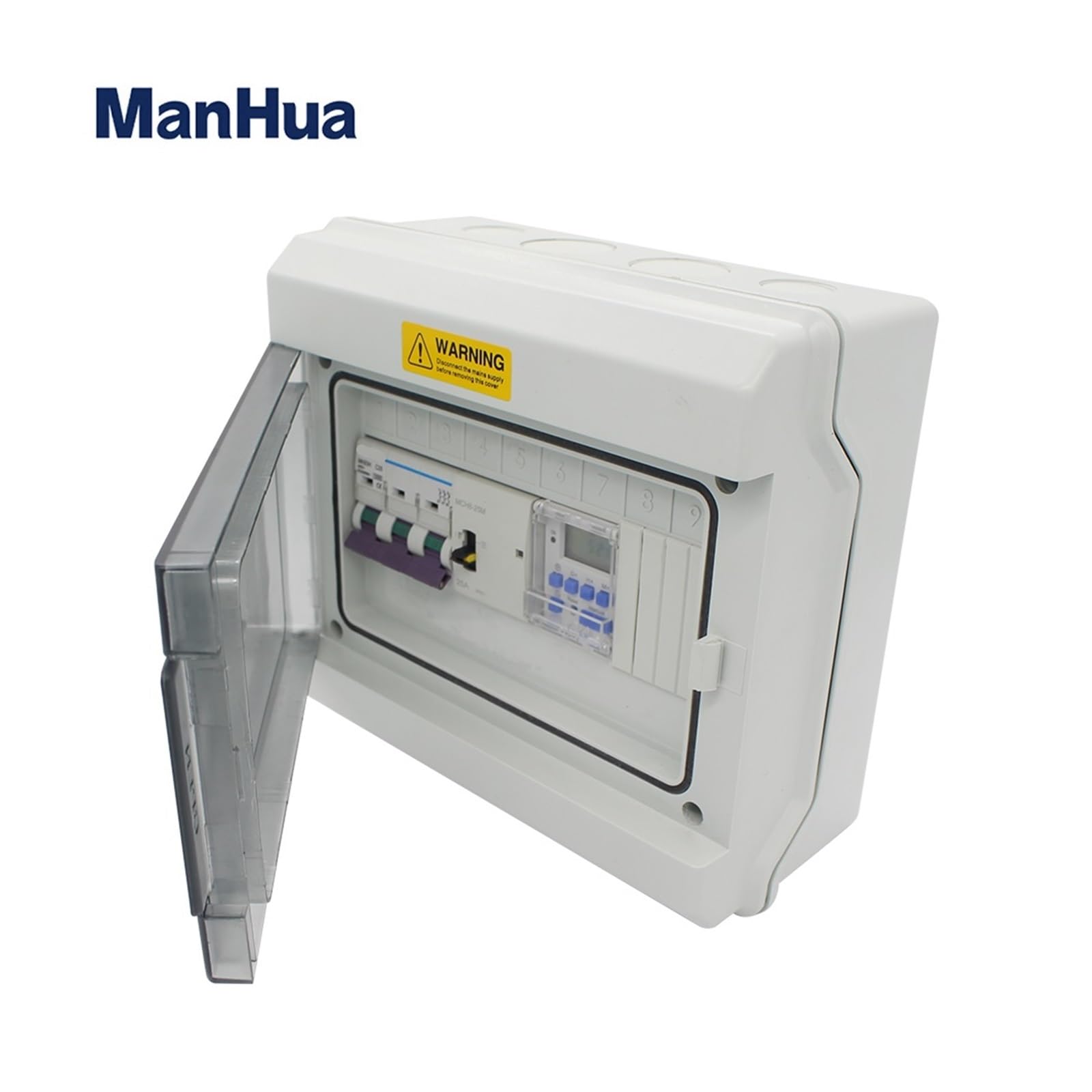 DEBLAN Dreiphasige 25 A Timer-Steuerbox MT151C-25B mit wasserdicht IP65