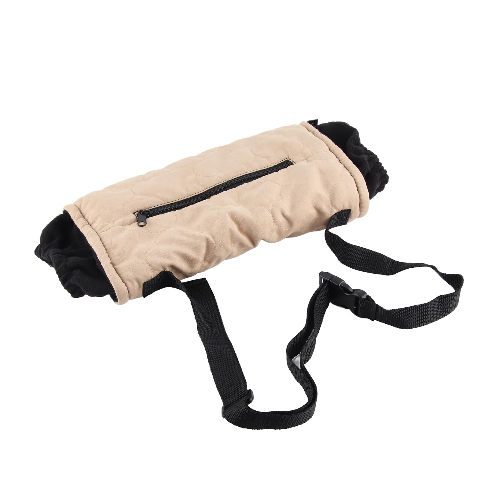 Winter Hand Muff Soft Windproof Pouch with Rechargeable Heater for Outdoor Activities in Cold Weather