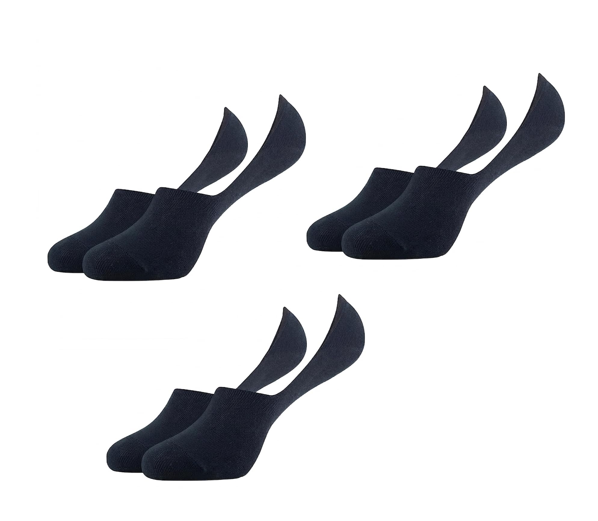 maurya samrajya Men's Breathable No Show Socks | Stay Fresh Treatment | Cotton Stretch Fabric (Pack of 3)-picture-20