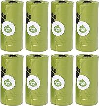 cocô cachorro,Sacos cachorro à prova vazamento para cocô - 120 peças lixo para animais estimação organizador para coleta cocô materiais recicláveis Buniq