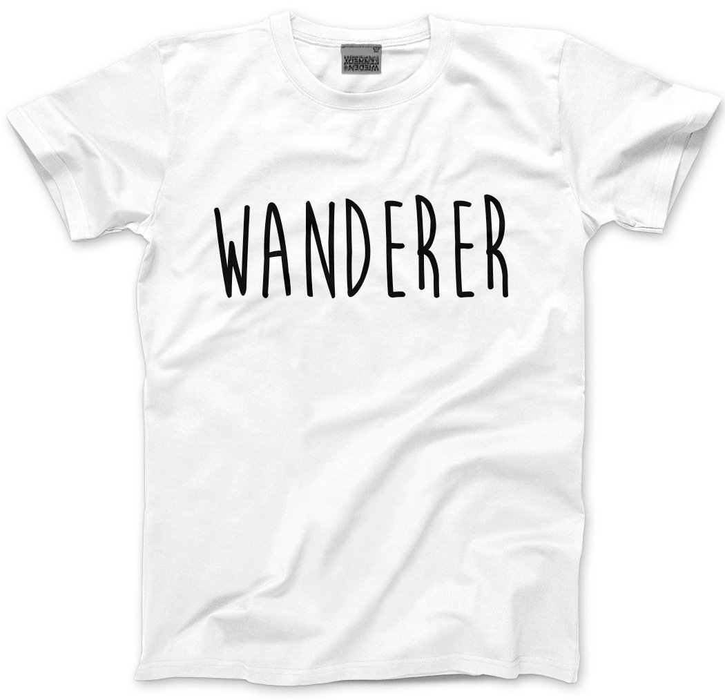 Hotscamp Men's White Wanderer Unisex T-Shirt - Large