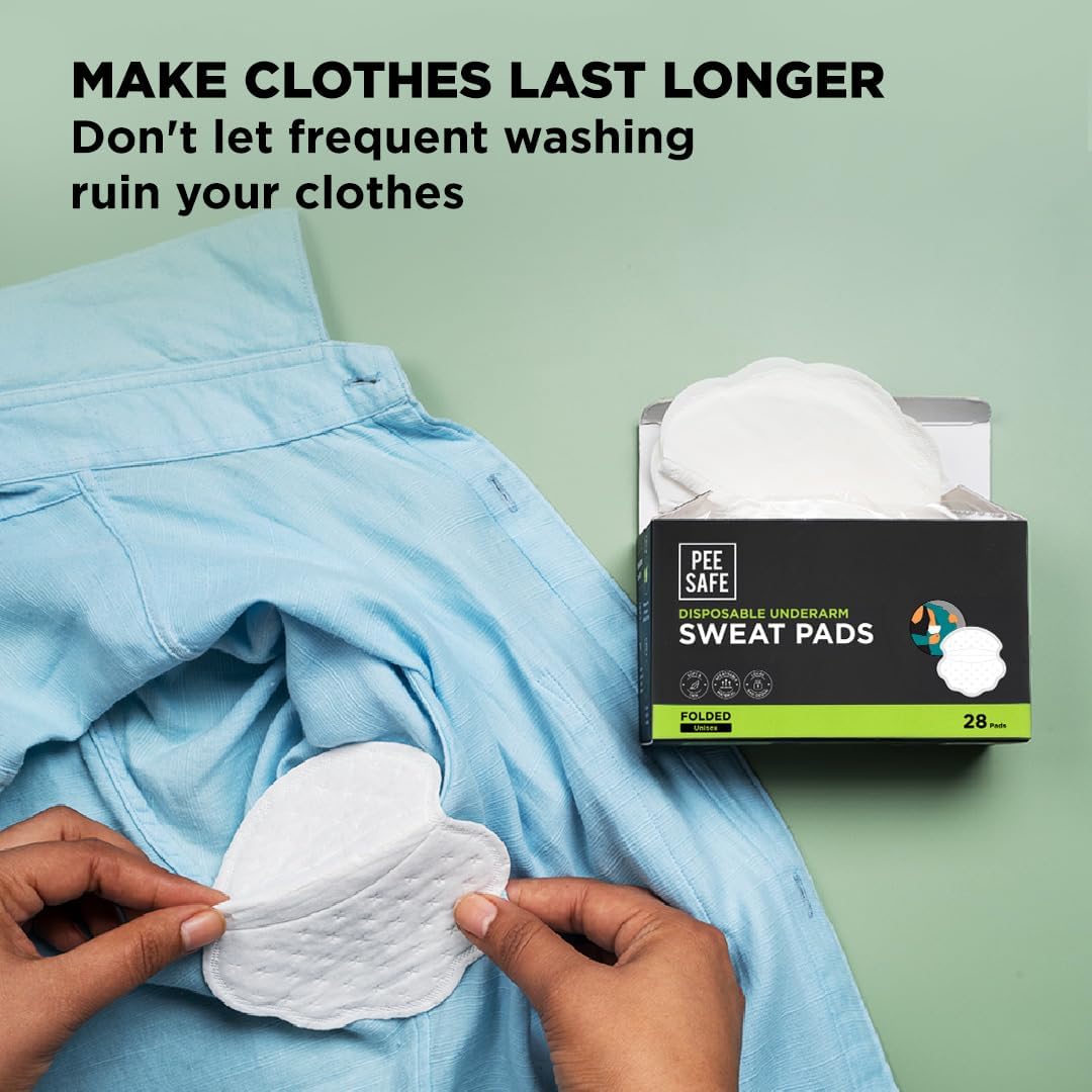 Pee Safe Sweat Pads - Stay Fresh & Stain-Free -9