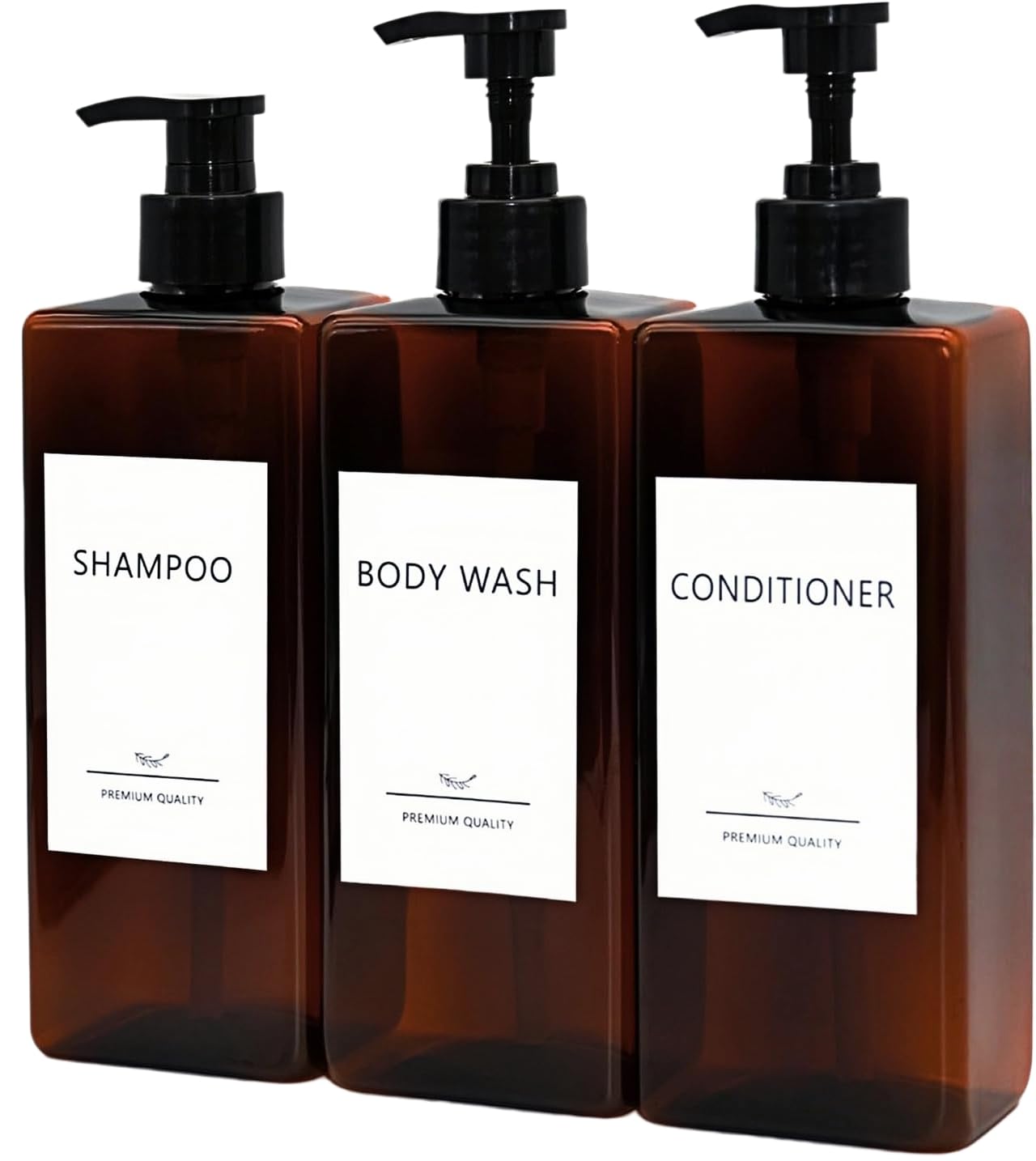 Amazon.com: Shampoo and Conditioner Dispenser Set, 3Pack