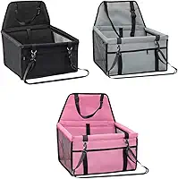 Cadeirinha assento para pet cães e gatos (Rosa)