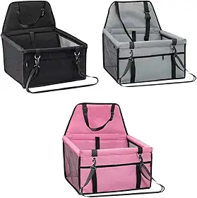 Cadeirinha assento para pet cães e gatos (Rosa)