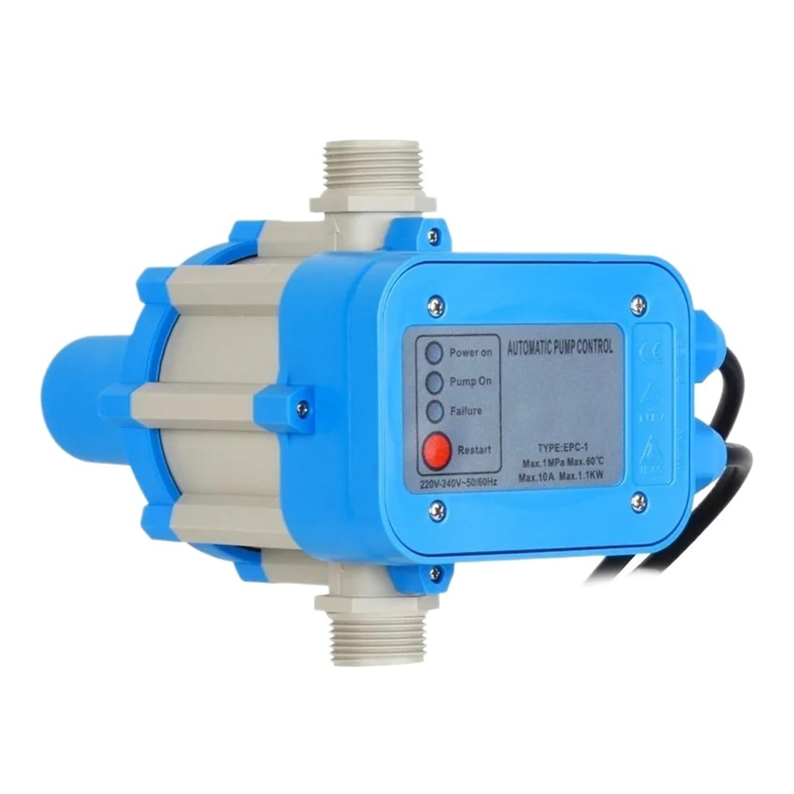 Controlador automático de interruptor de presión de bomba de agua, Control de presión de EPC-12 for bomba de refuerzo doméstica