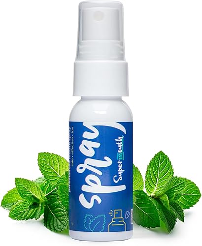 Miniatura 9 de SuperMouth Spray bucal sin flúor, fórmula alcalina, sin azúcar con prebióticos y xilitol, suave para niños, adultos y mujeres embarazadas, refresca