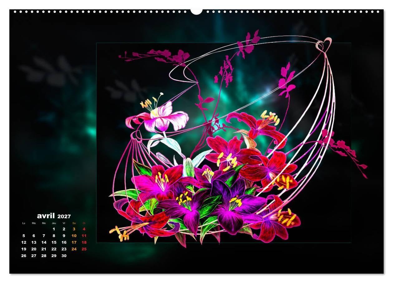 Images d'art Ikebana (Calendrier mural haut de gamme 2027 DIN A2 vertical), CALVENDO calendrier mensuel: Découvrez l'art Ikebana (CALVENDO Nature)