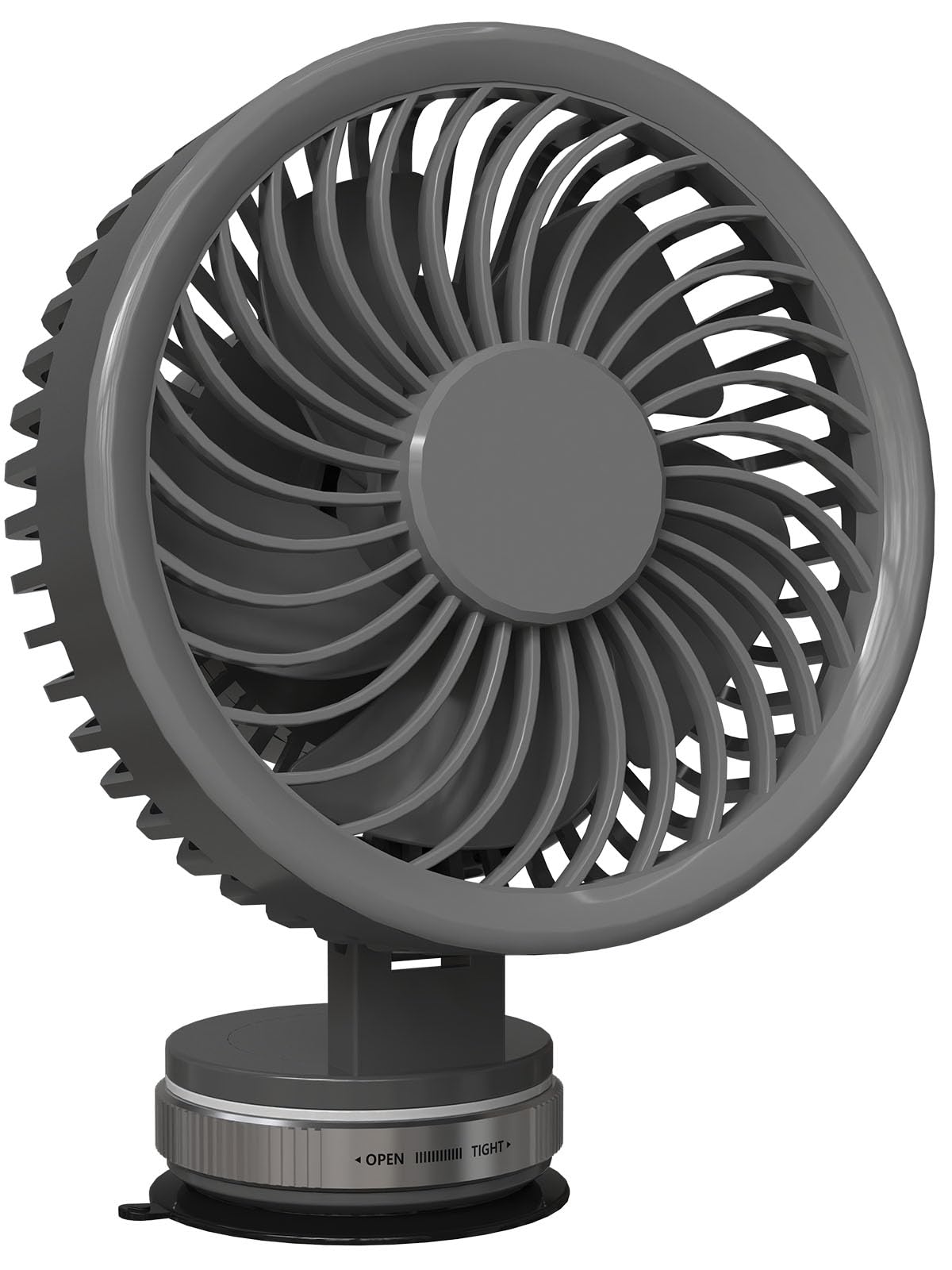 Zaardend 2026 New Upgraded Vacuum Suction Small Portable Fan for Car Cruise Desk, Car Fan Strongest Suction Adjustable, Travel Fans for Cruise Ships,