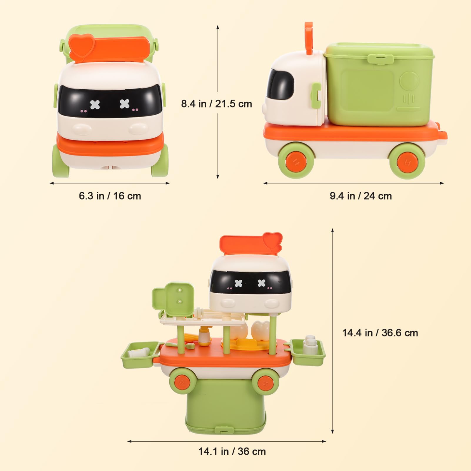 UPKOCH Doctor Kit for Kids Pretend Play Set Reusable Medical Toys Toddler Role Play Accessories Keep Kids Busy Party Time Toy