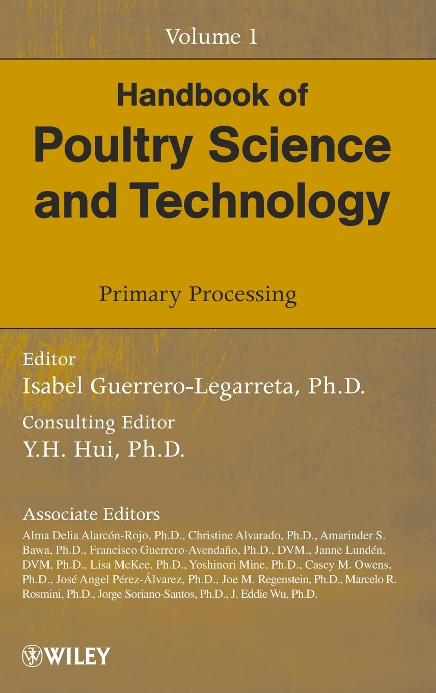 Buy Handbook of Poultry Science and Technology: Primary Processing (1) — BookShops.in