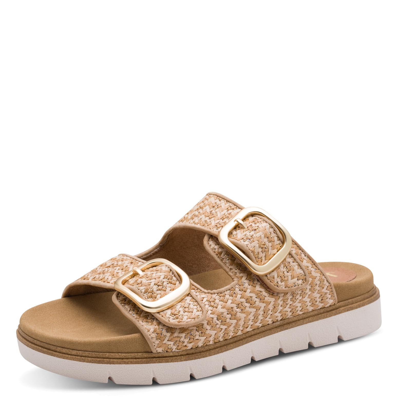 Jana Women's Wedge/Plat Mule Vegan Platform, Natural, EU 42