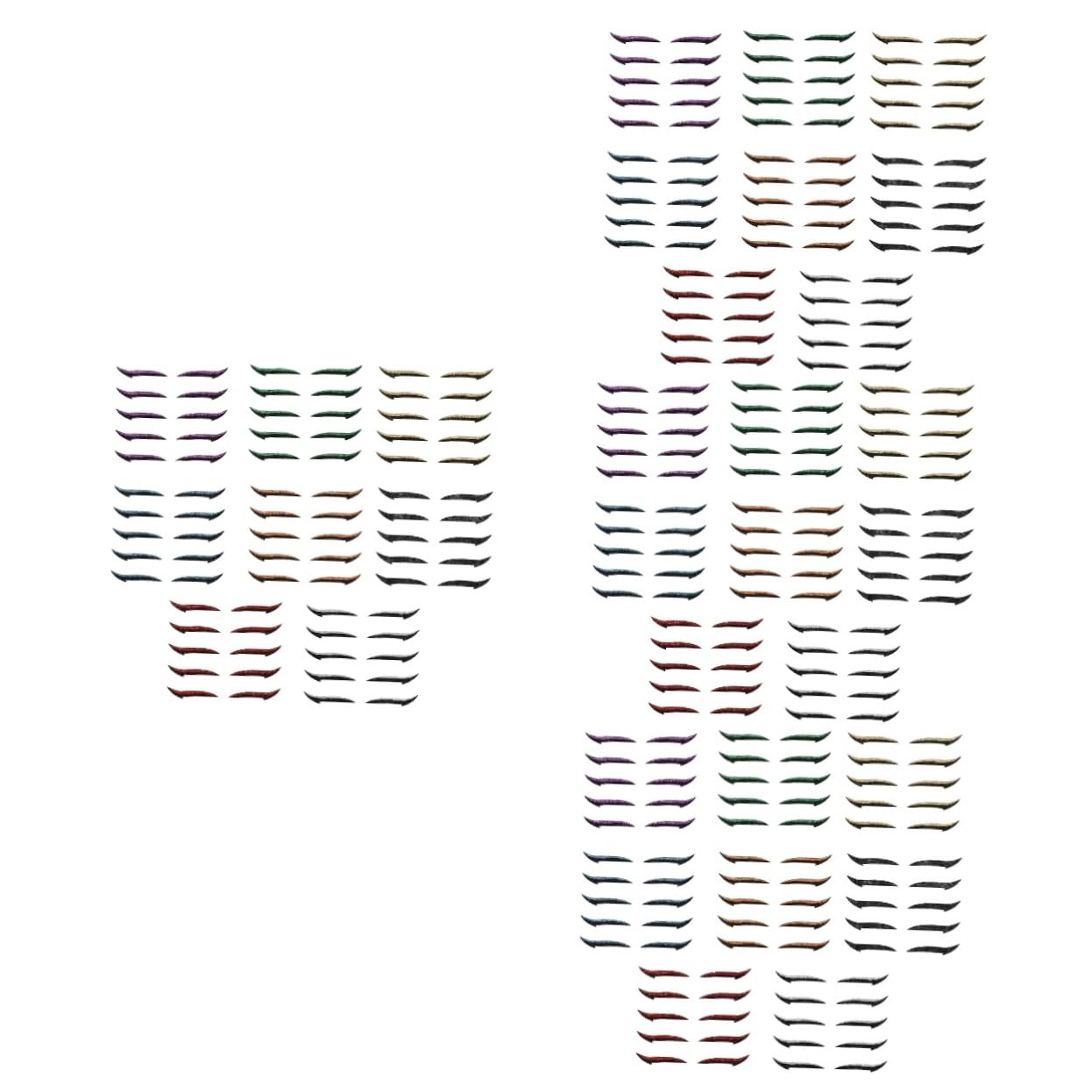 160paia Eyeliner Stickers Riutilizzabili Per Adatti Per Cosplay e Speciali Facili Applicare e Compatibili