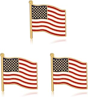 Yadiana American Flag Lapel Pins