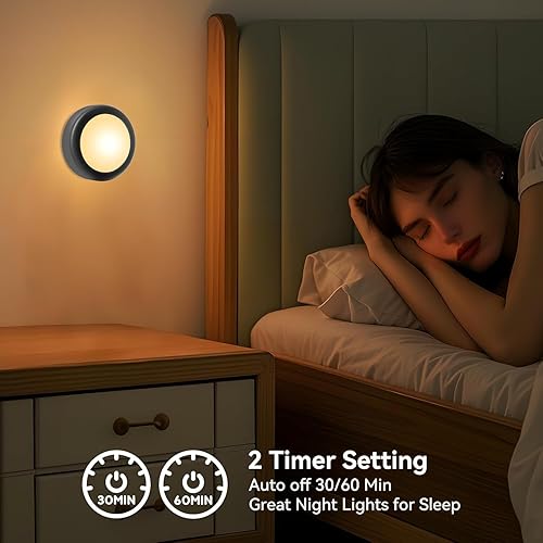 Miniatura 5 de Luces de disco con control remoto, 16 luces de color intercambiables debajo del gabinete, luces LED inalámbricas a pilas con atenuador y atenuador