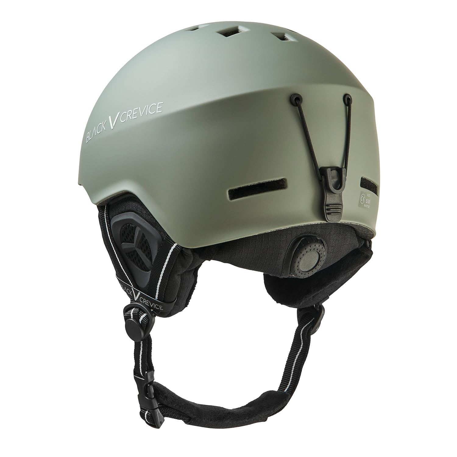 BLACK CREVICE Casque de Ski Aspen I Casque de Ski Antichoc au Design Sportif en diverses Couleurs I Casque de Ski Hommes et Femmes I Casque de Snowboard I Respirant I Taille réglable