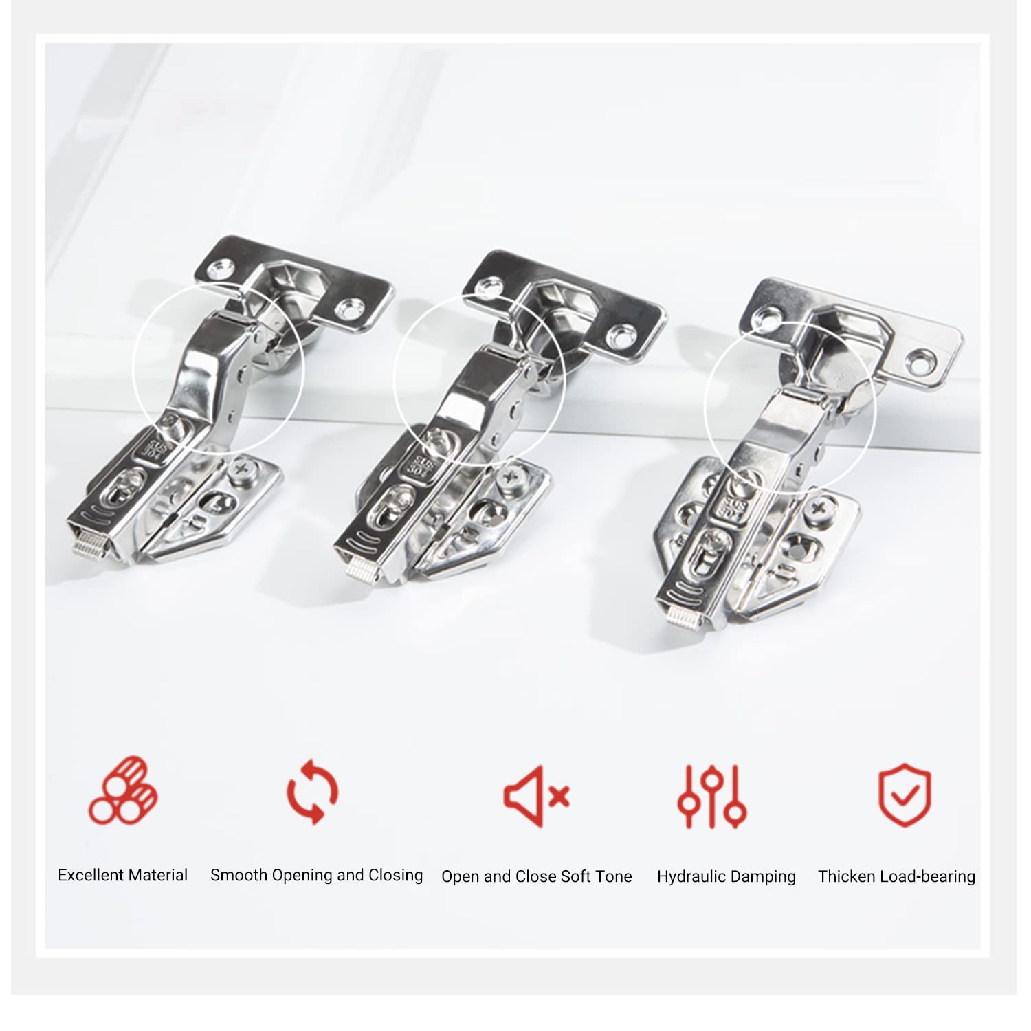 MroMax 4PCS Detachable Face Frame 3.94