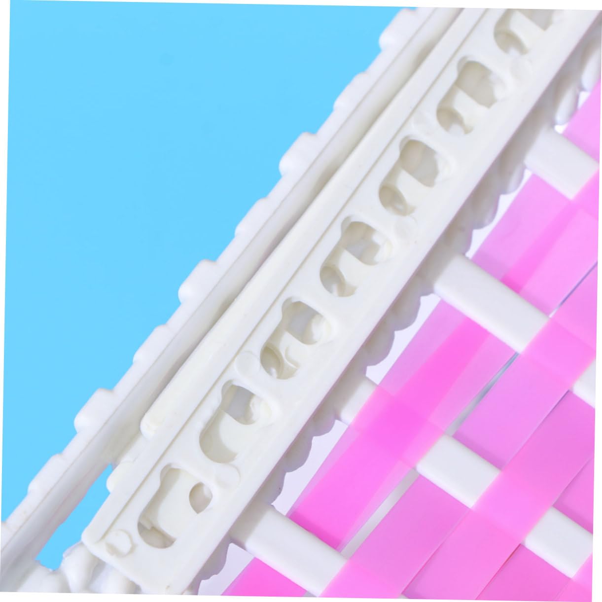 Yardwe Cesta De Almacenamiento para Patinete De Punto Hecha A Mano De 3 Piezas para Niños Y Niñas con Lazo Y Exquisita Cesta para Bicicleta.