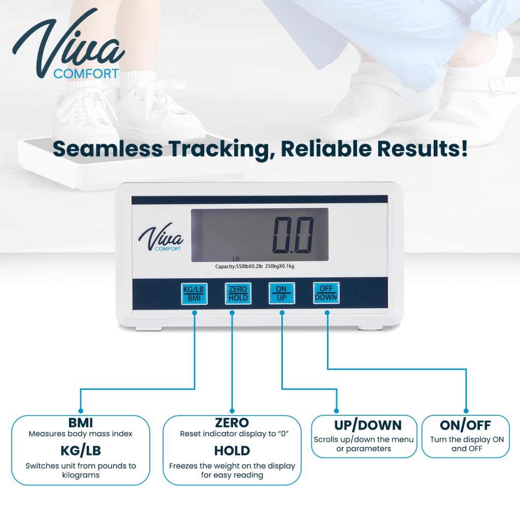 Medical Floor Scale, Wrestling Weight Scale, Portable Scales for Body Weight