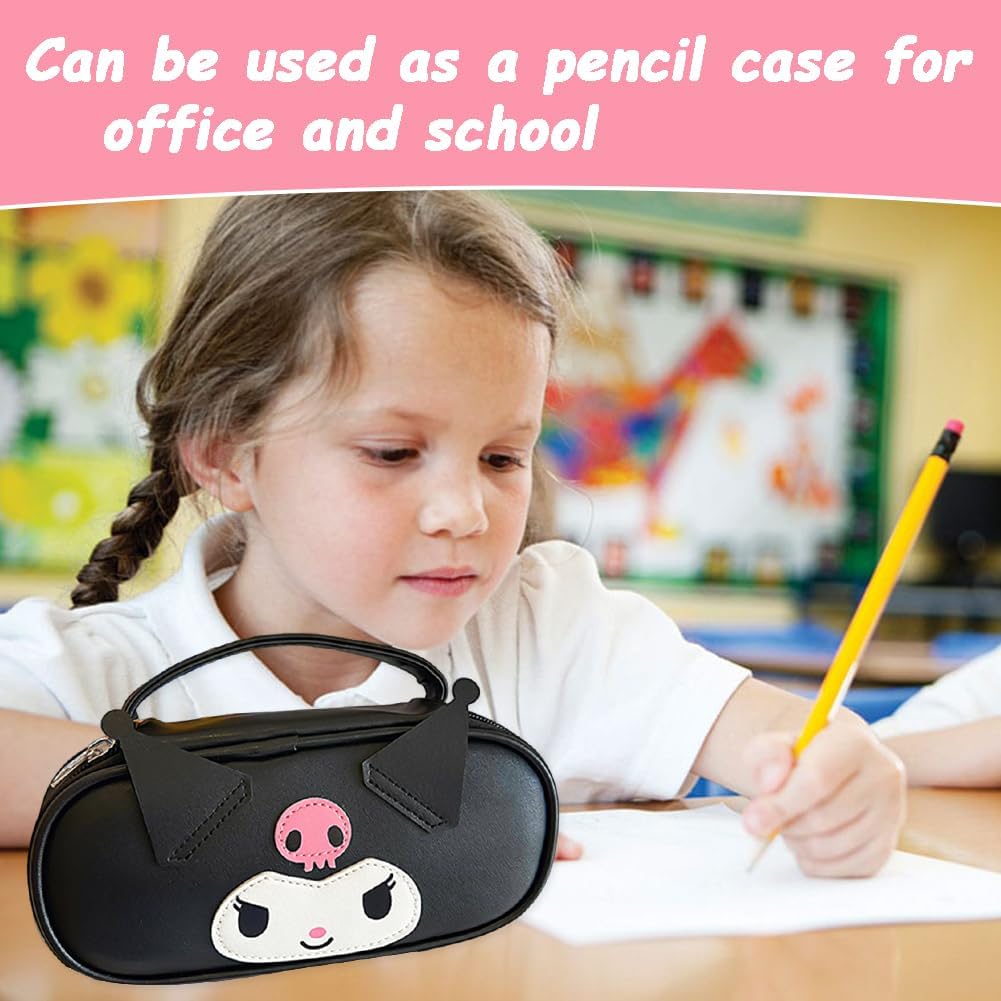 HAJXXMM Kurommi Pencil Case Cartoon Pen Case Zipper Packing Bag Stationery Organizer Bag Creative Pen Carrier Pencil Pouch Bag for School Office Stationary Supplies Storage Pencil 5 61Q6sRnvl+L. AC SL1001