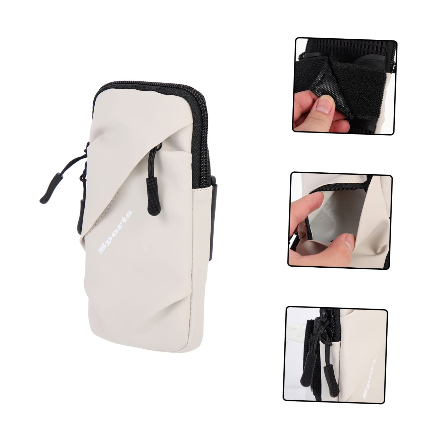 DOITOOL 4pezzi Fascia Telefono Per Braccio Pouch e Resistente Per Per e Grigio