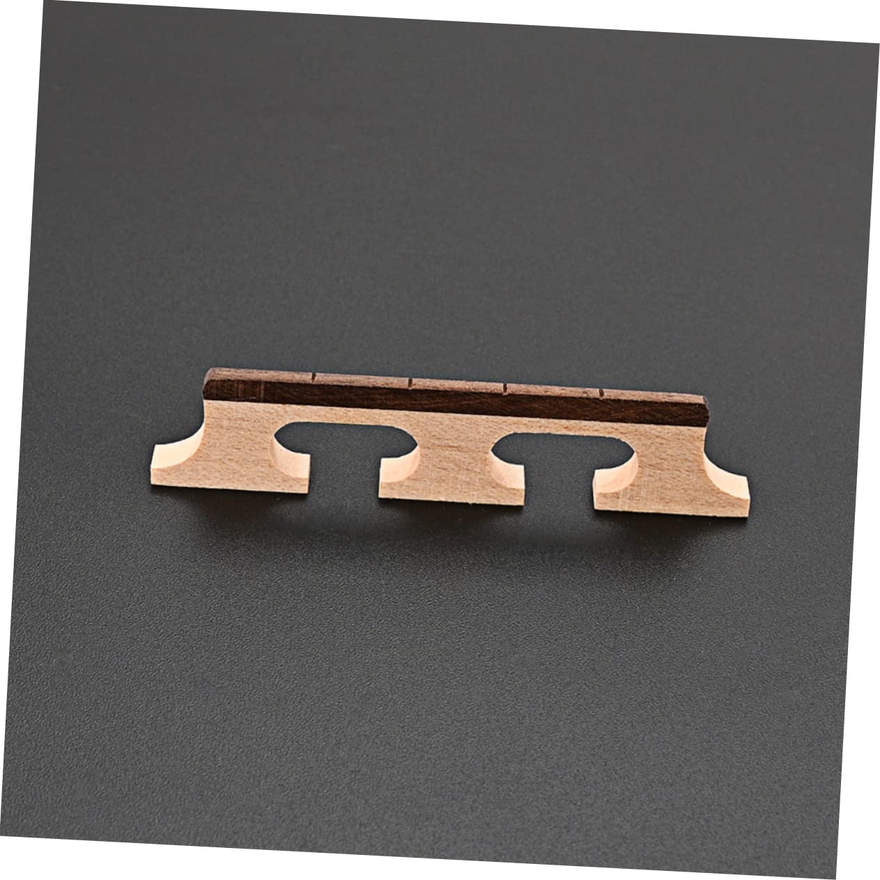 VICASKY Banjo Saddle Bridge Tailpiece Part Wood Bridge for Musical Instrument Replacement