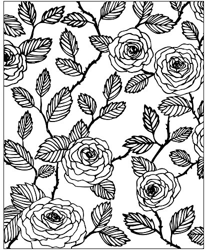 Nature - Stress Relieving Adult Coloring Book - 24 Intricate Nature Themed Designs #TOP2