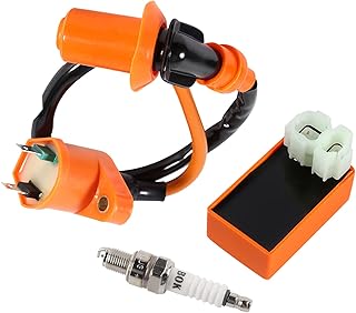 New Racing Performance CDI Ignition Coil Spark Plug For GY6 50CC 125CC 150CC ATV Scooter CDI Ignition Coil