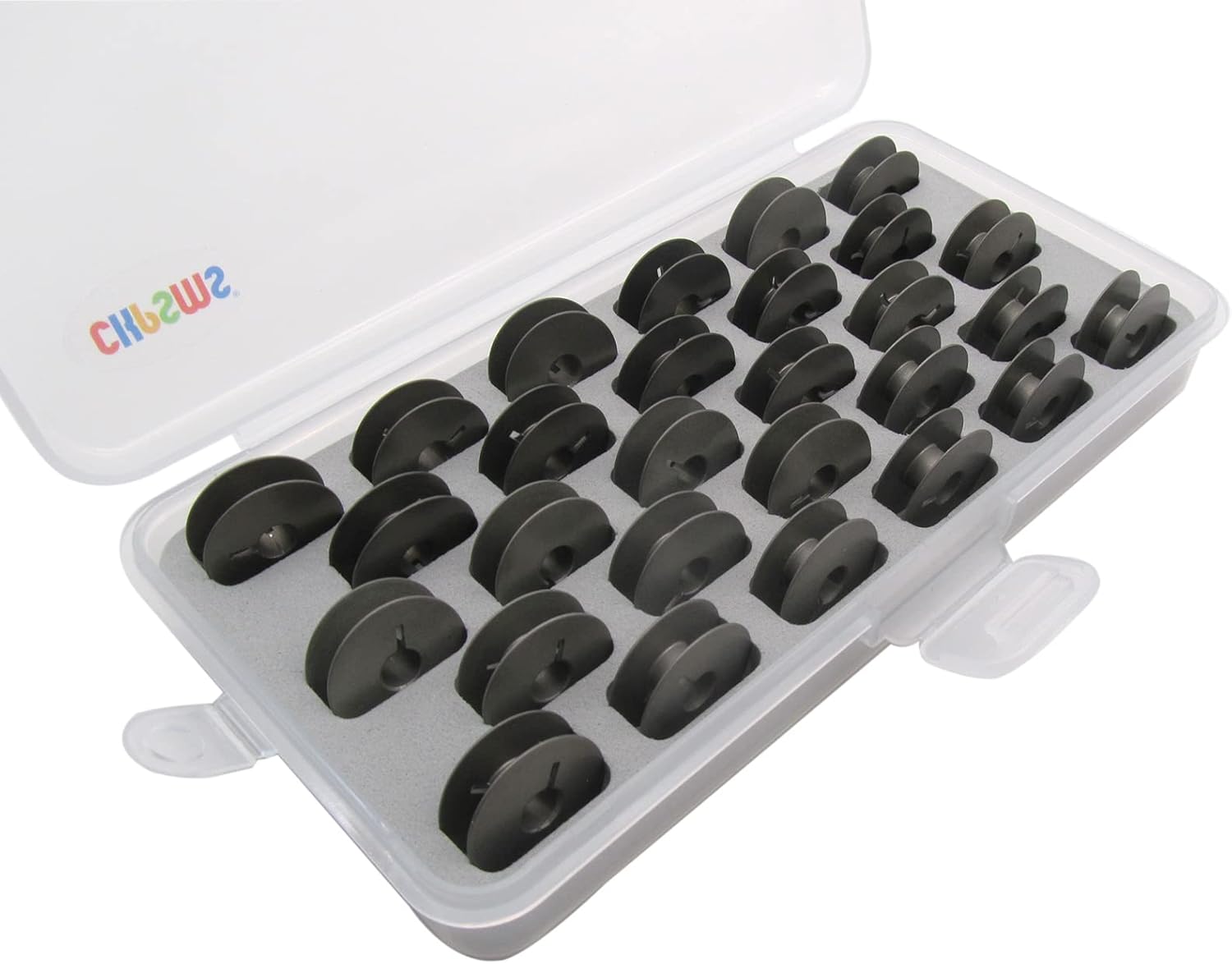 CKPSMS Brand -Bronze Aluminum Bobbins #330.026.030A Compatible with/Replacement for Bernina Brand 217,517,540,542,544,640,740,750,850,950 (28PCS+Box)