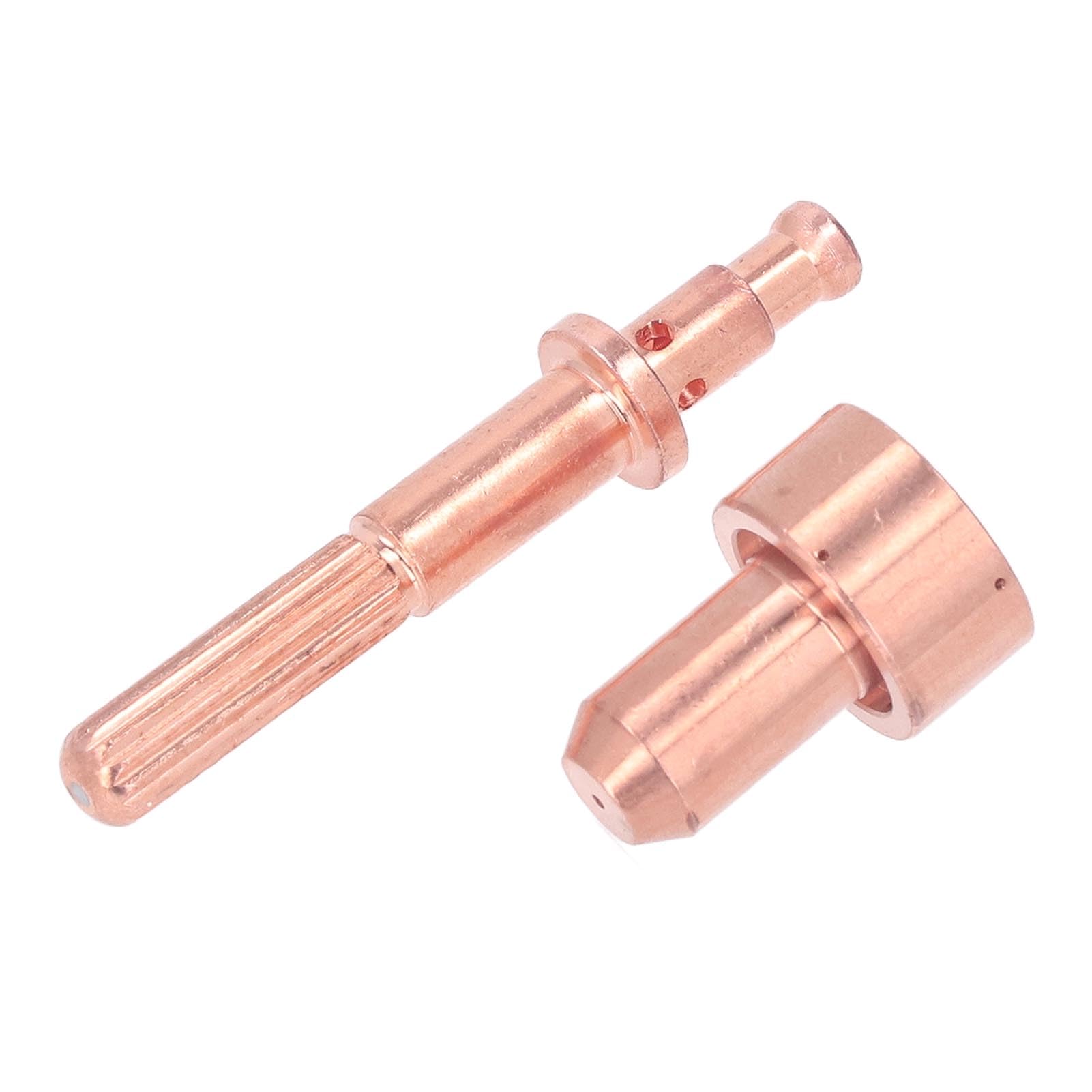 Respicefinem Nozzle Electrode Kit Good Conductvity 13. 0×9. 0×3. 10Pcs Nozzle Electrode Kit Brass 64006510 Electrode 64006514 Nozzle Tip Consumables For Mc60 Mc100 Easy