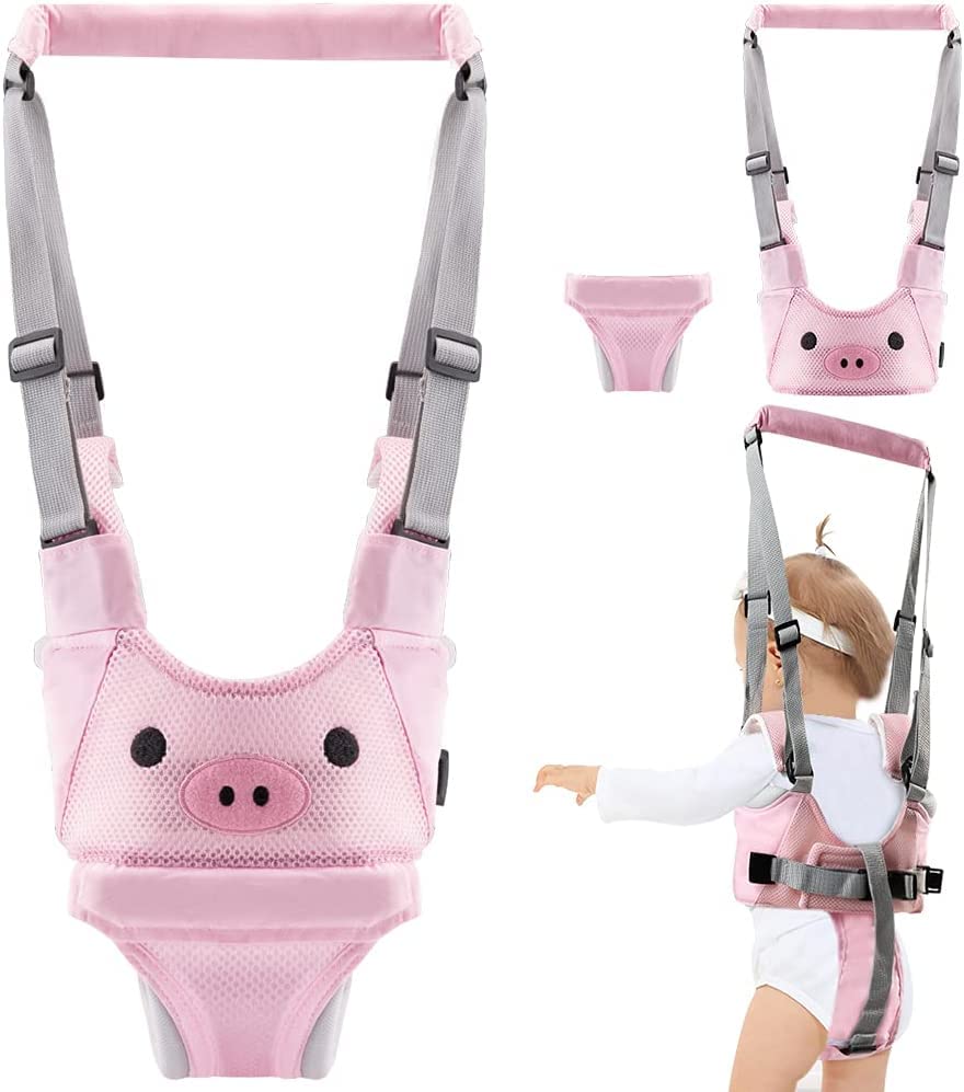Ayudante para caminar para bebés, asistente ajustable para caminar para bebés y niños pequeños y ayudante de aprendizaje para caminar, arnés