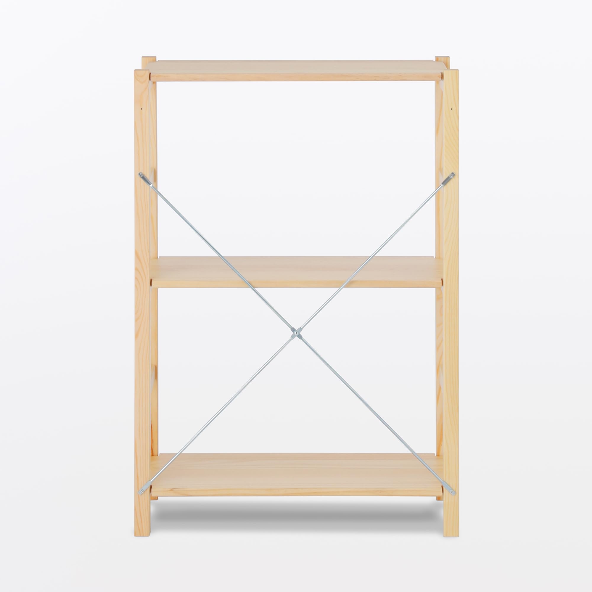 Amazon｜無印良品 パイン材ユニットシェルフ 小 幅58×奥行26×高さ83cm
