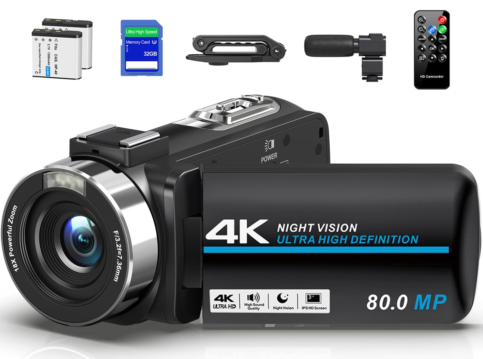 THPACIP 4K Camcorder