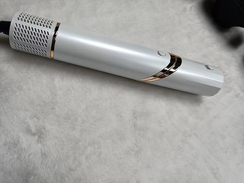 Miniatura 7 de DYJPRO Secador de pelo 6 en 1, voluminizador, secadora de pelo desmontable, cepillo de aire caliente para alisar, rizar, secar, peinar