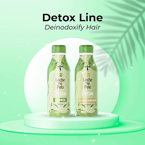 Miniatura 8 de Leche Pal Pelo Champú Detox - Infundido con vinagre de sidra de manzana, miel y té verde. Transformación del cabello con equilibrio de pH y fuerza