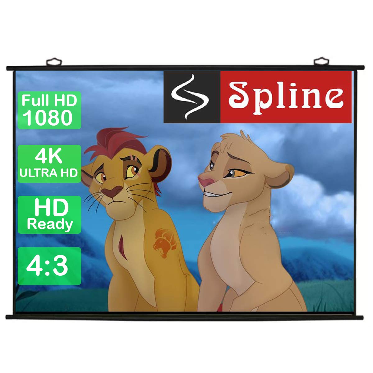 See full amazon price history chart for Spline Map Type Projector Screen 7 Feet (W) x 5 Feet (H) - 100" Inch Diagonal Aspect Ratio 4:3 Format, Supports UHD, 3D and 4K Spline Map Type Projector Screen 7 Feet (W) x 5 Feet (H) - 100" Inch Diagonal Aspect Ratio 4:3 Format, Supports UHD, 3D and 4K (B08GS5FQCN) Amazon Price History, Amazon Price Tracker