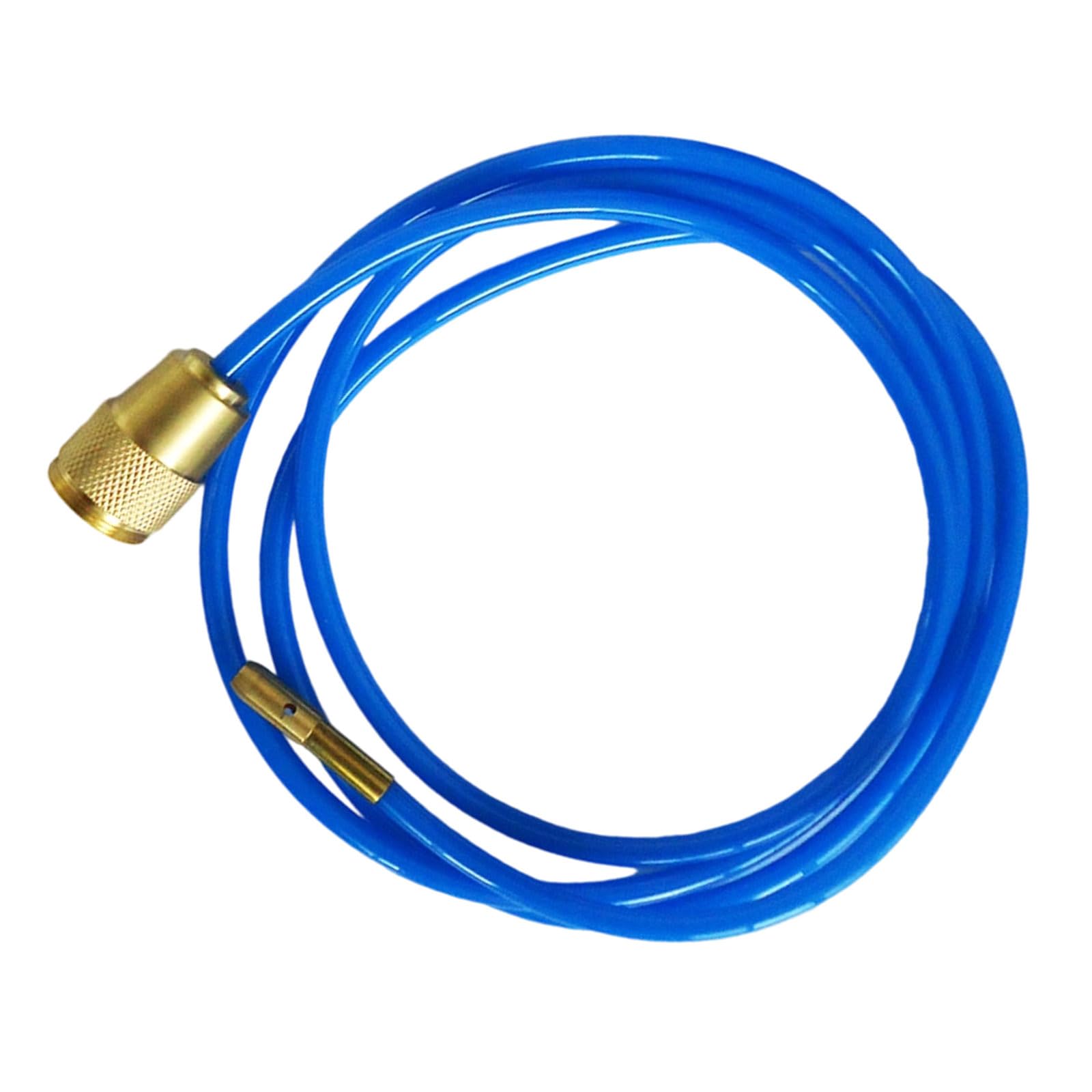 High Pressure Drain Hose With Brass Nozzle 300cm Flexible Pipe For Sewer Maintenance & Home Use High Pressure Drain Unclogger