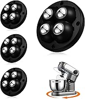 Vista 23 de Ruedas giratorias autoadhesivas, rodillos de electrodomésticos para electrodomésticos de cocina, rueda universal giratoria de 360° para caja