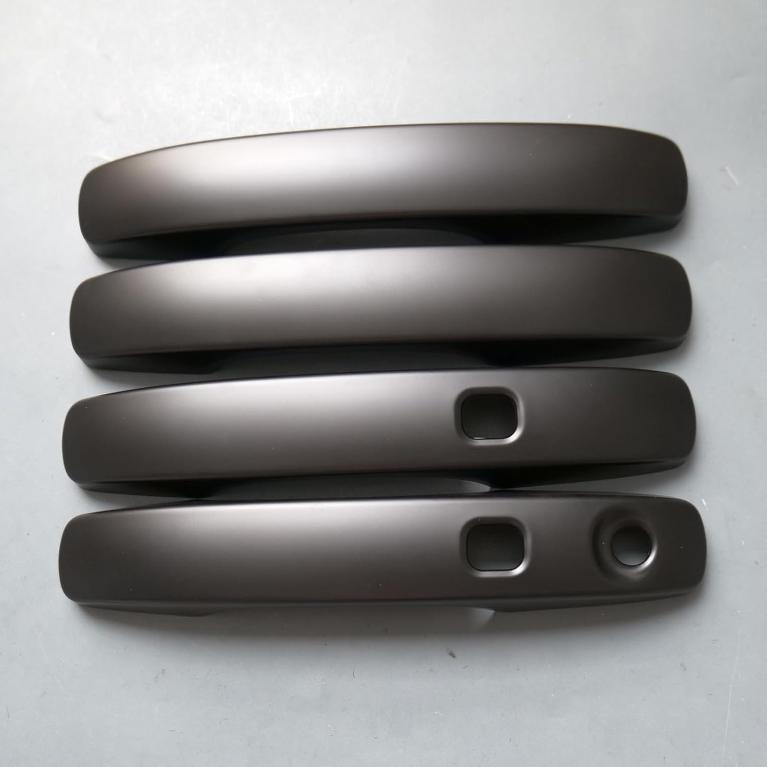 ZiWen Door Handle Cover Trim for Ford Ranger Everest 2024 2025 2026 (Gloss Black with Keyless Holes)