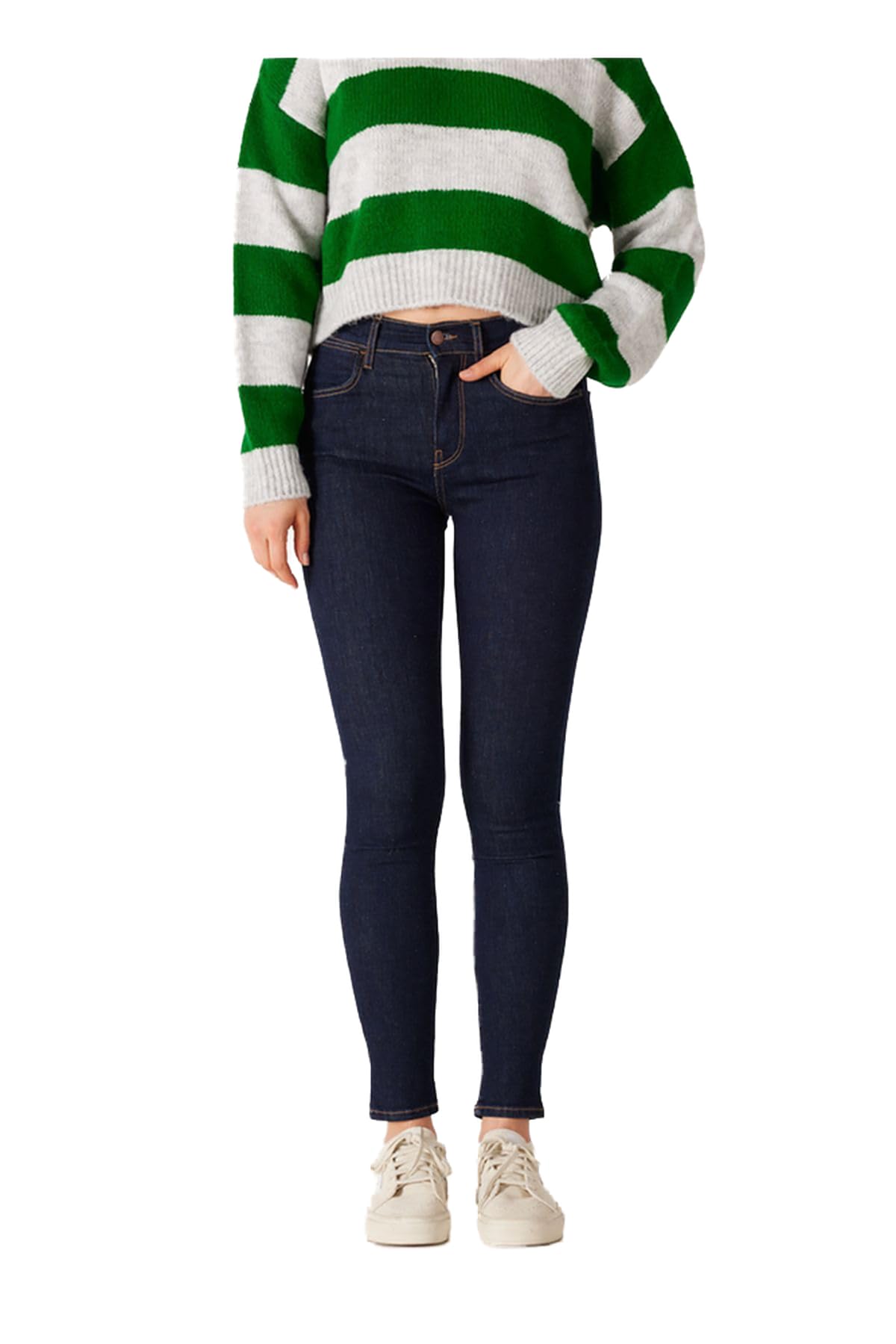 Kadın Pants High Rise Skinny Jean Pantolon