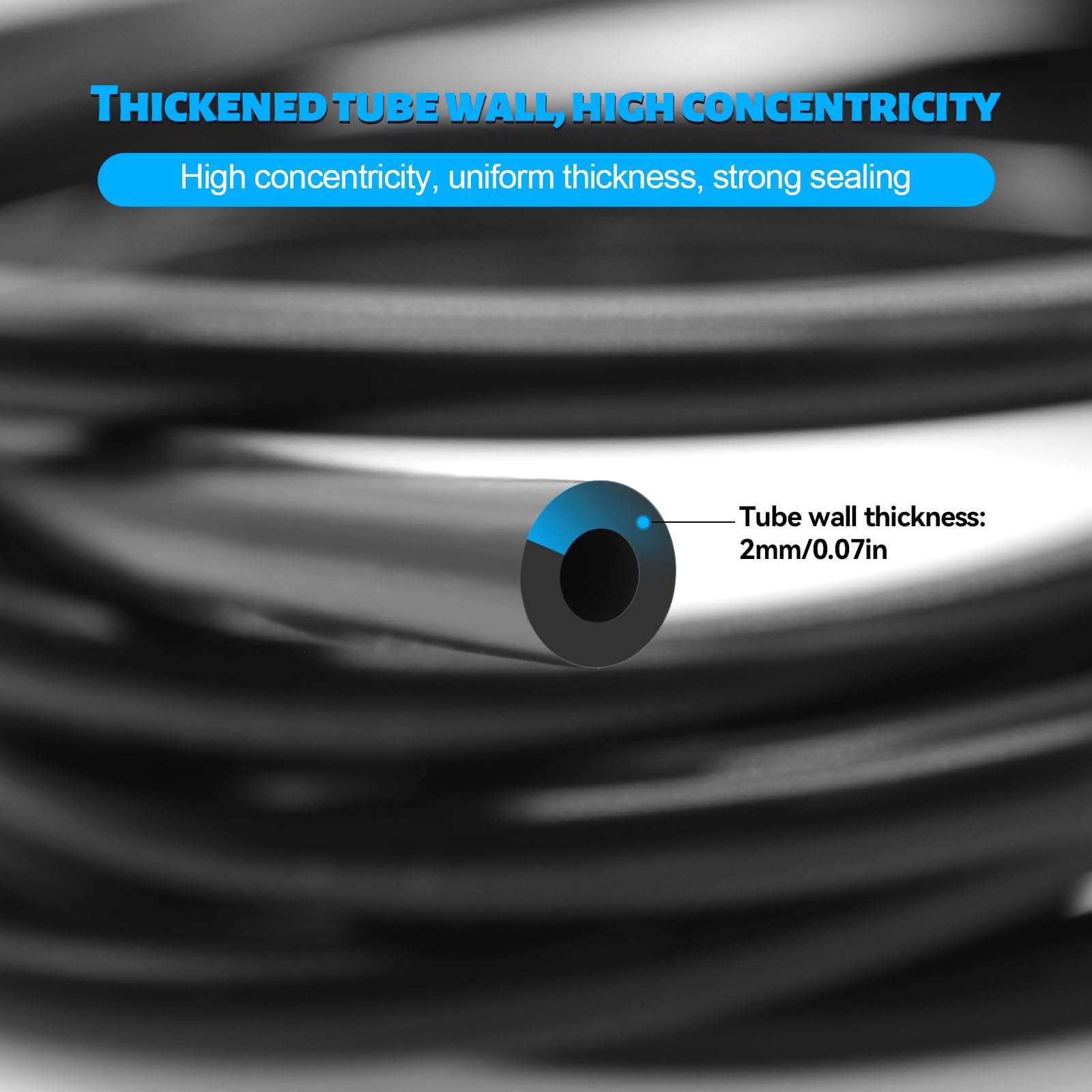 Tubo Per Vuoto In Silicone 4mm, Blu | 2,70 - Foto 2