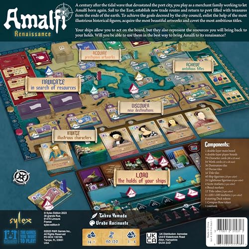 Amalfi Renaissance juego de mesa estratégico miniatura 4