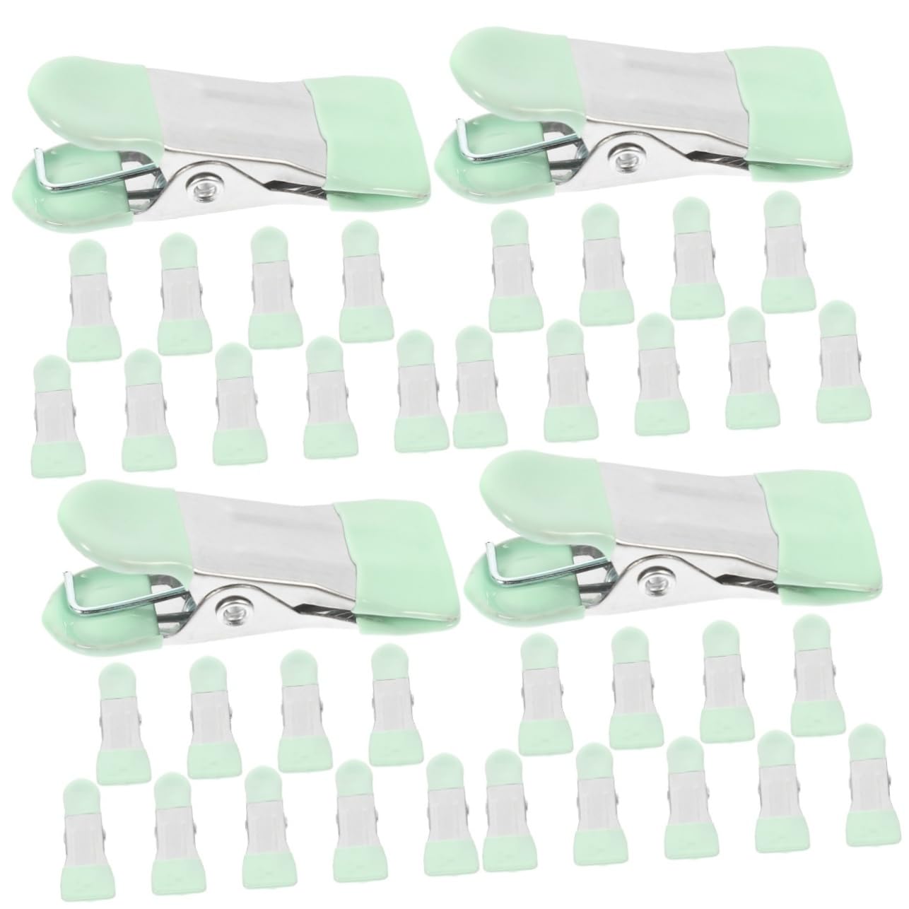 Alipis 40pezzi Mollette Per Bucato Clip Versatili Per Abbigliamento e Sacchetti Alimentari Resistente e Portatile Per Uso Quotidiano Clip Antivento Per Asciugare e Appendere Casa e All