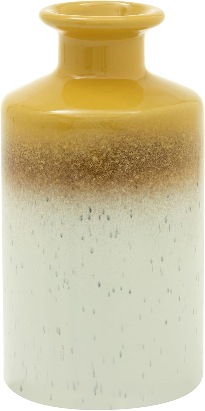 Sass & Belle Mojave Glaze Yellow Vase Amazon.co.uk Home & Kitchen
