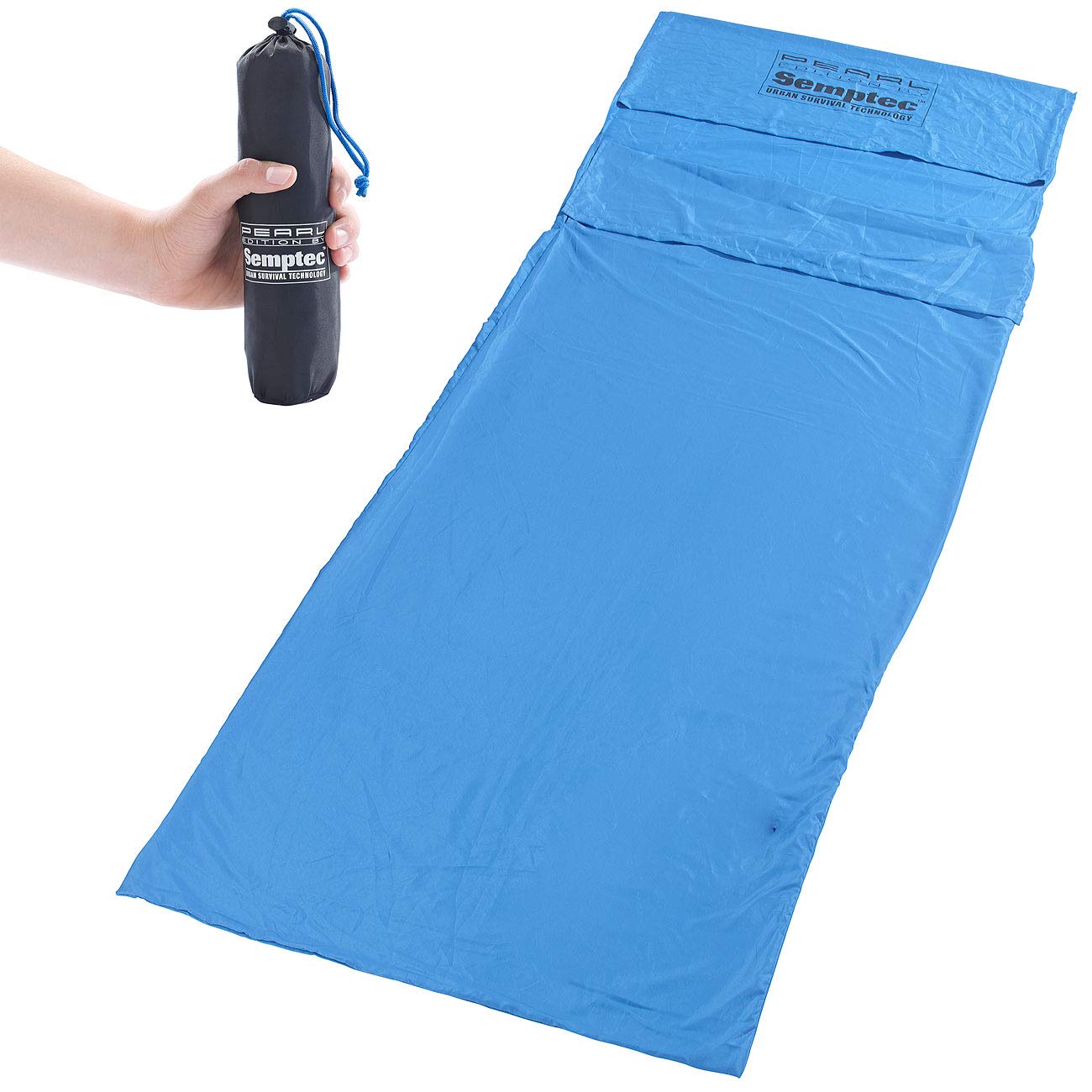 Semptec Urban Survival Technology Hüttenschlafsack: Hütten-Schlafsack aus Mikrofaser, Rechteckform (Jugendherbergsschlafsack, Camping Schlafsack, Mini) Sport & Freizeit