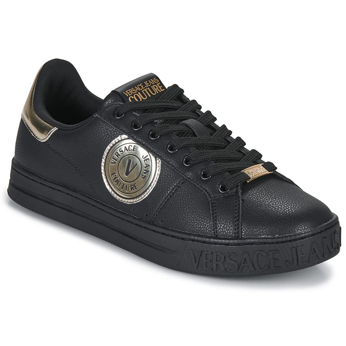 Versace Jeans Couture Fondo Court Nero Mens Trainers Desertcart