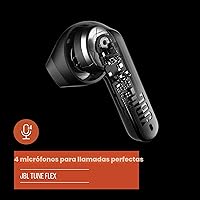 Vista 3 de JBL Tune Flex - Auriculares inalámbricos verdaderos con cancelación de ruido (blanco), pequeño