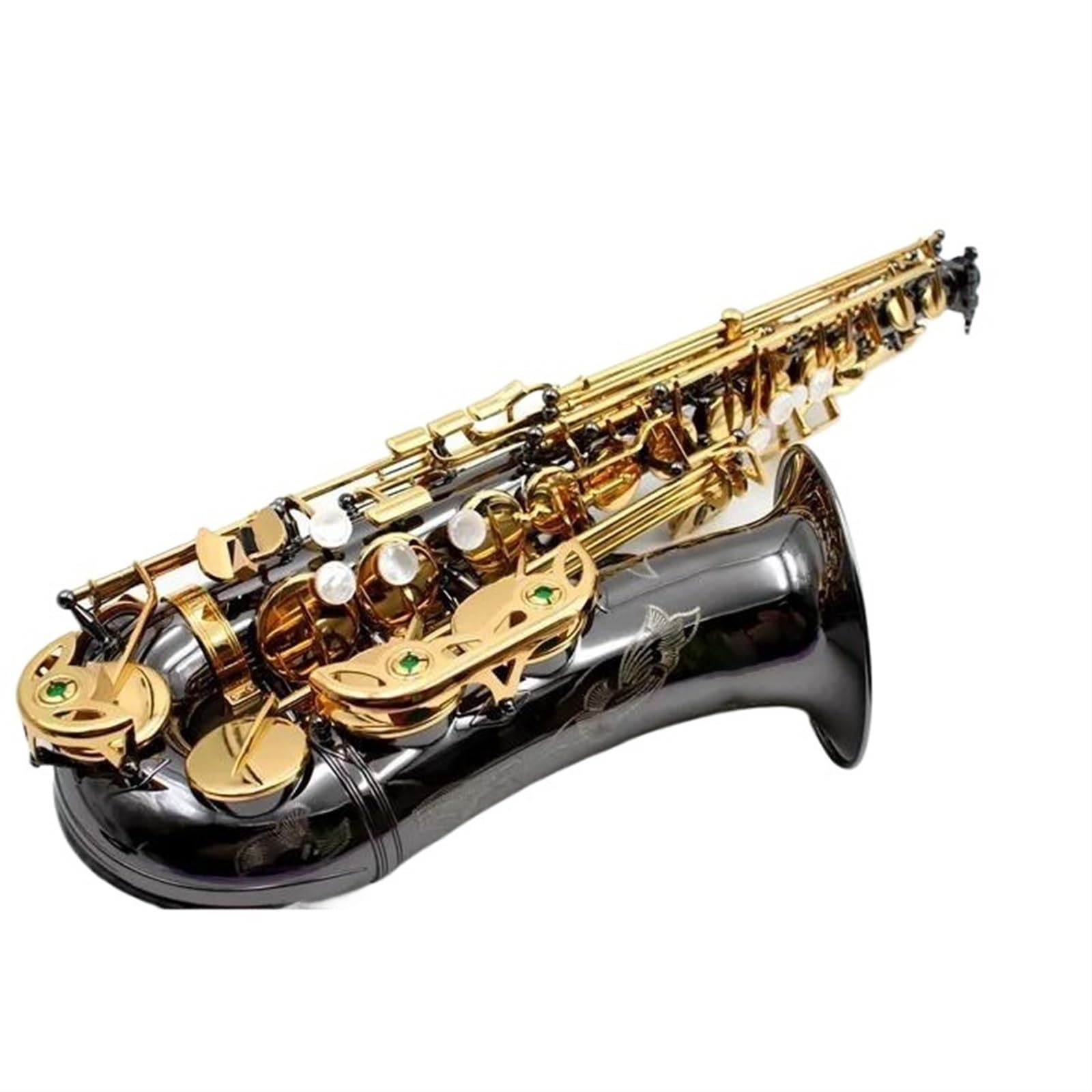Saksofon Altowy Mosiądz Czarny Nikiel Złoto Eb Tune Sax Instrument Muzyczny Z Etui profesjonalny Saksofon