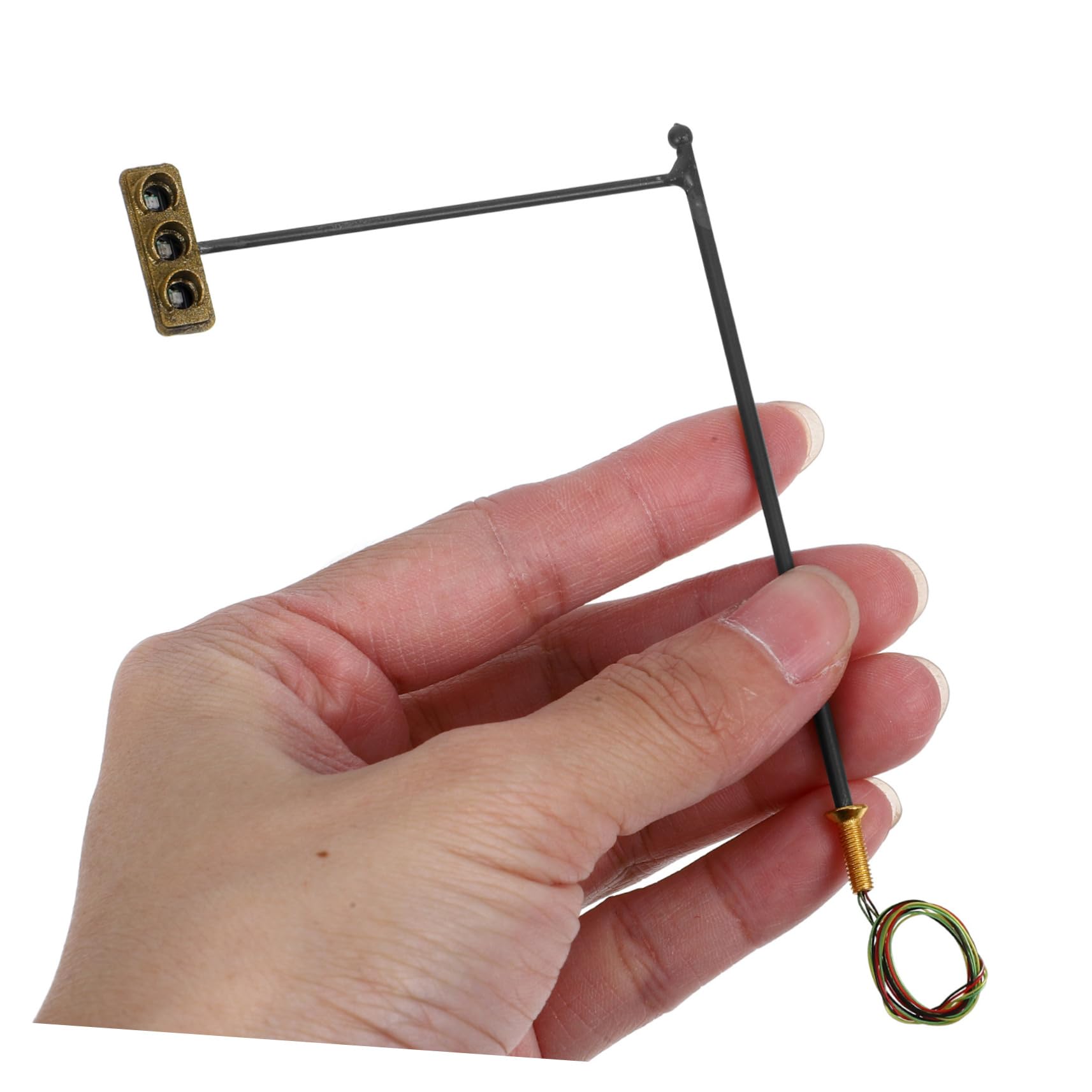 HAPINARY Mini House Supply Simulated Light Models Railroad Light Model Table Ornament Made of Abs Metal